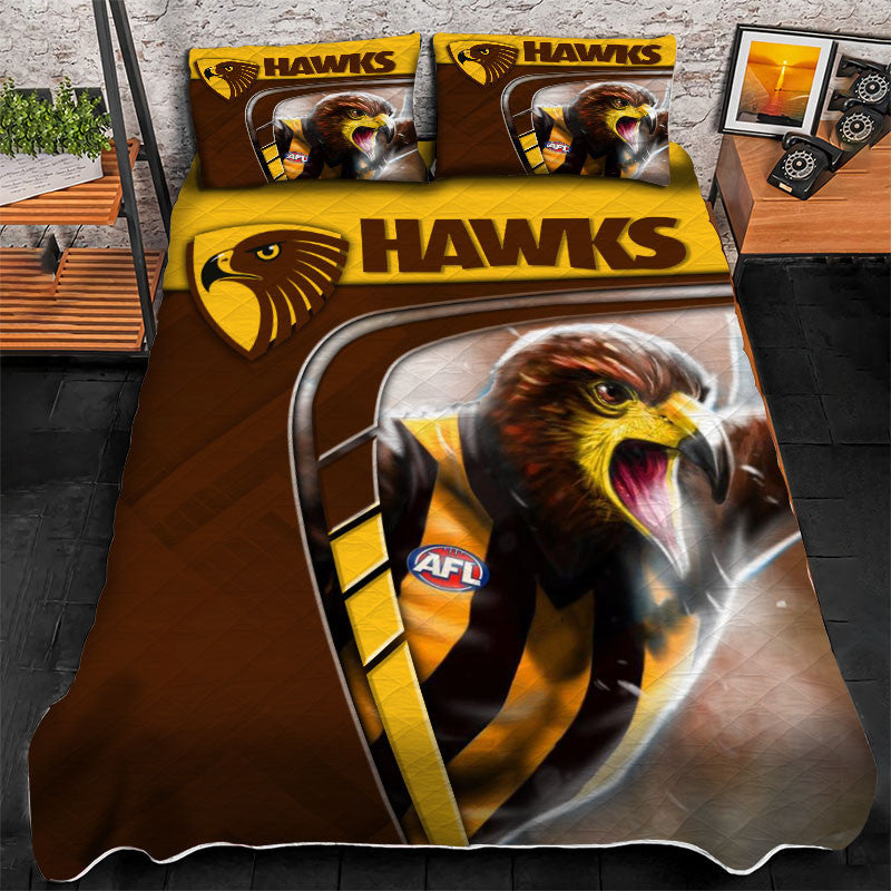 Hawthorn Football Club All Over Print Bedding Sets