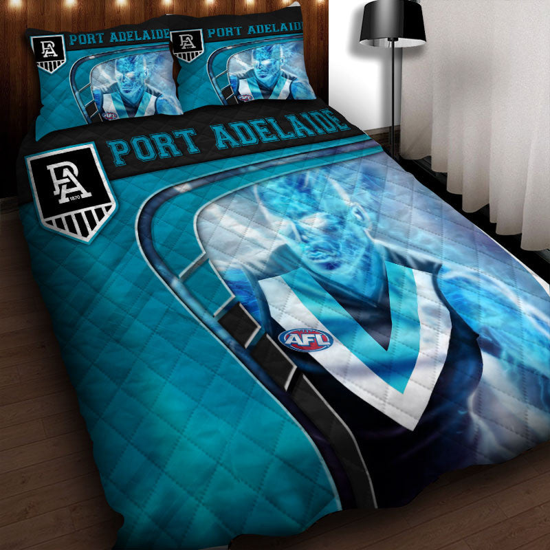 Port Adelaide Power All Over Print Bedding Sets