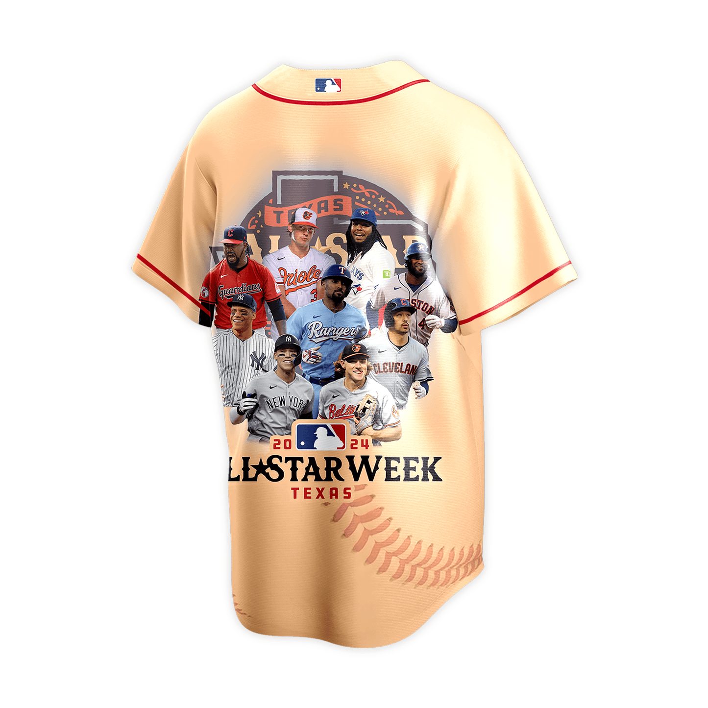 All Star Game MLB 2024 American League Team All Over Print Baseball Jersey