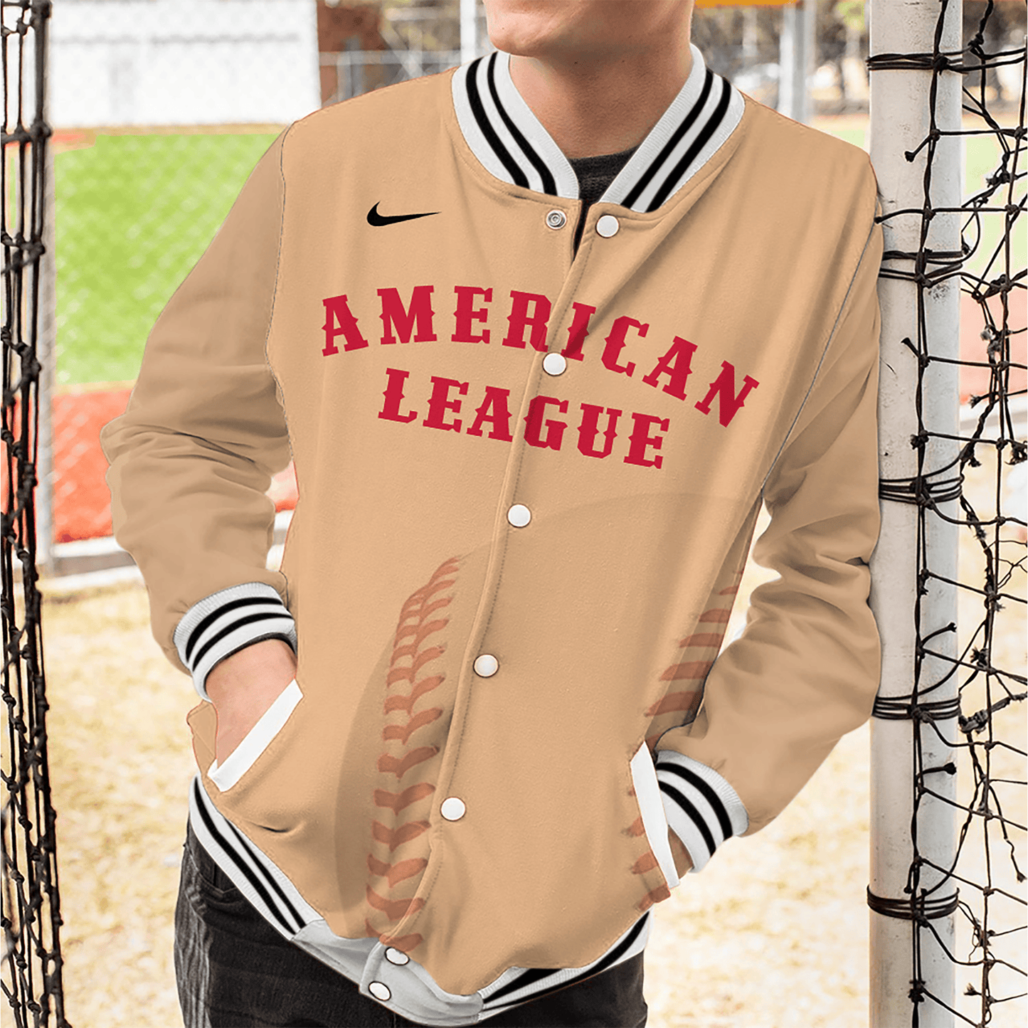 All Star Game MLB 2024 American League Team All Over Print Jacket