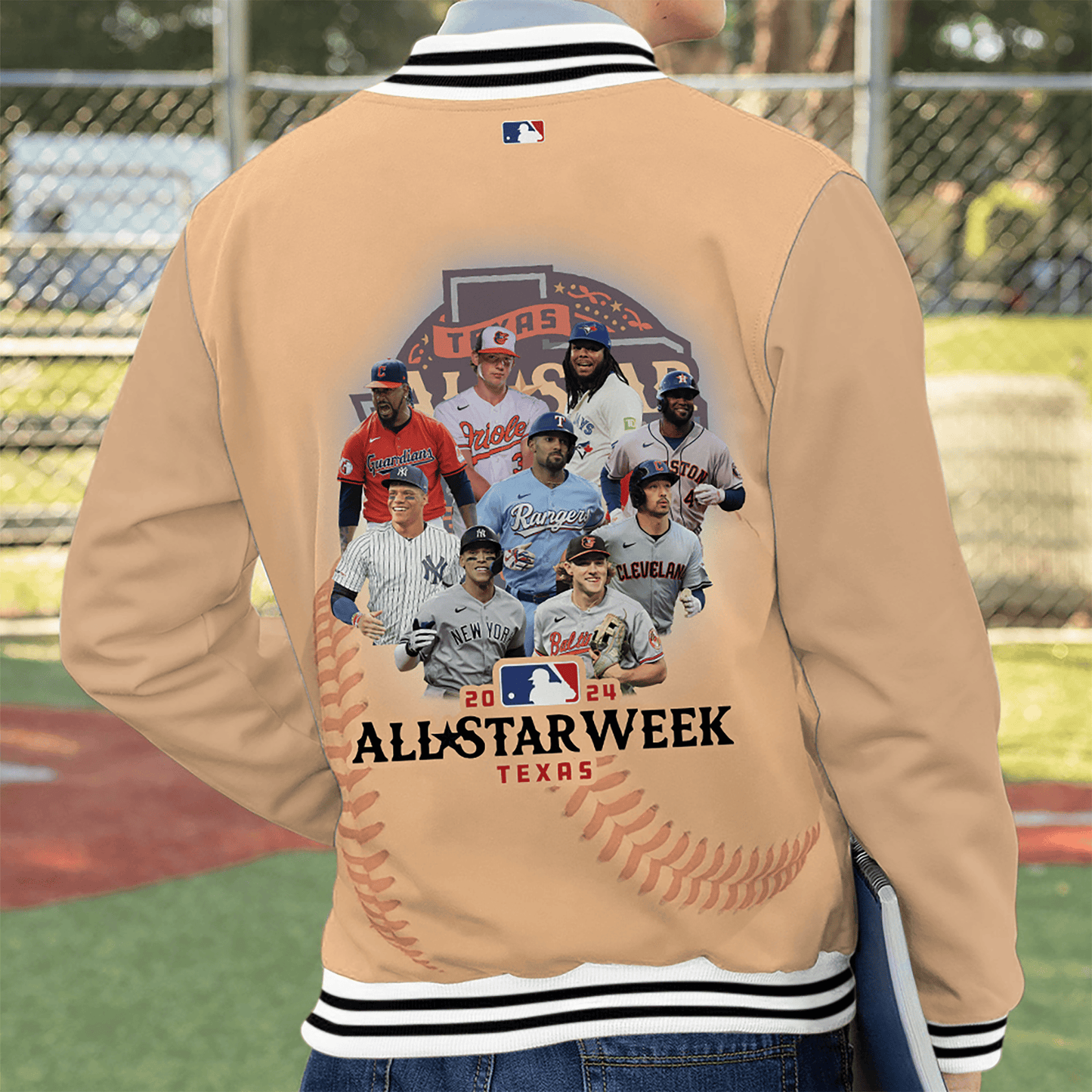 All Star Game MLB 2024 American League Team All Over Print Jacket