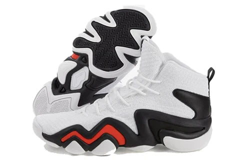 Men's Adidas Crazy 8 ADV Primeknit 'White Black Red' Shoes