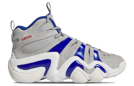 Men's Adidas Crazy 8 Grey Royal Blue Shoes