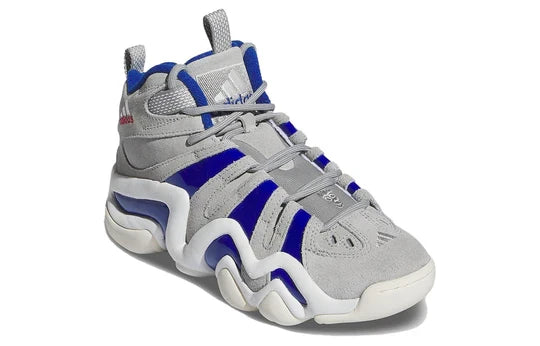 Men's Adidas Crazy 8 Grey Royal Blue Shoes