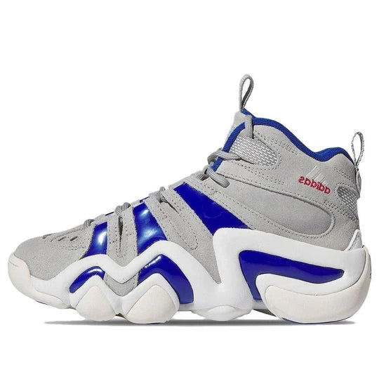 Men's Adidas Crazy 8 Grey Royal Blue Shoes