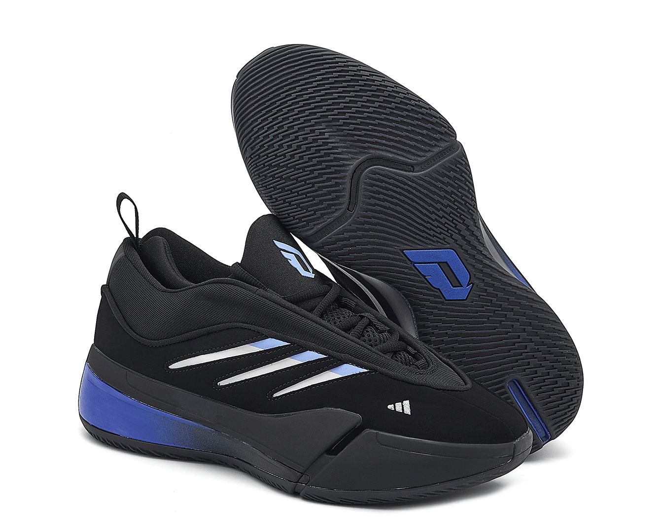 Men's Adidas Dame 9 'Black Blue' Shoes