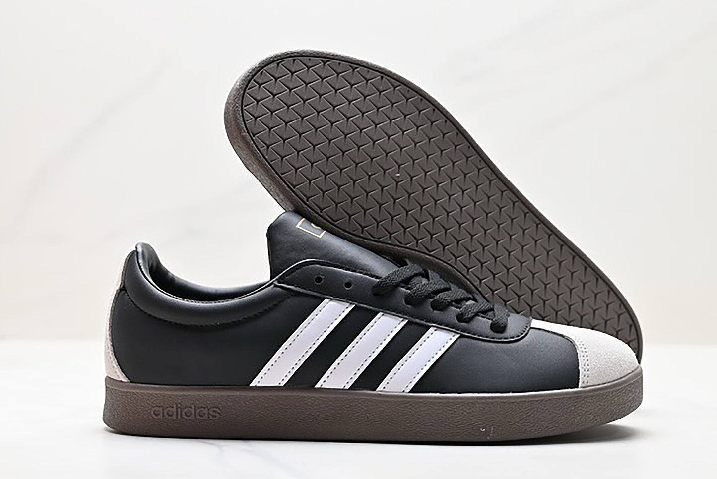 Men's Adidas neo VL Court 2.0 Black Shoes