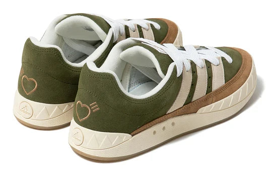 Men's adidas Human Made x Adimatic Dust Green Cream White Shoes