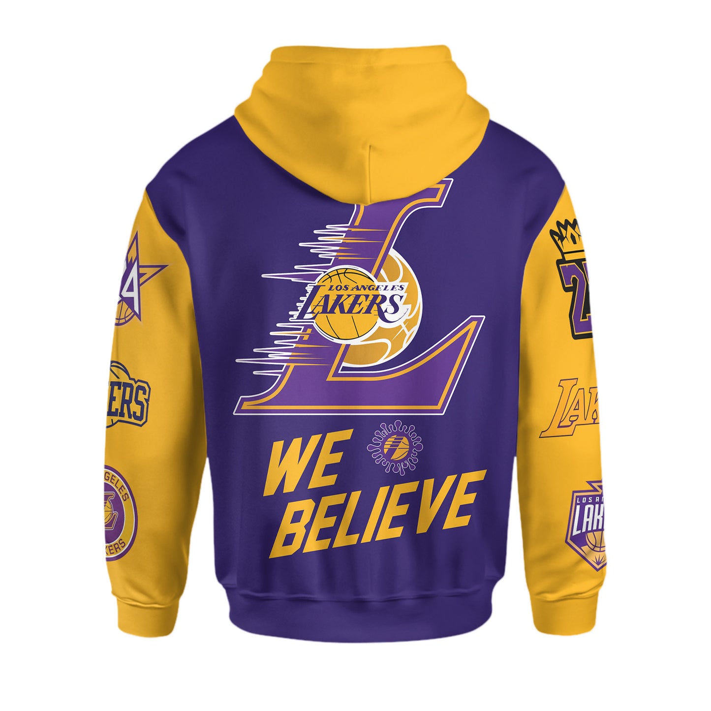 LA We Believe The LakeShow All Over Print Hoodie