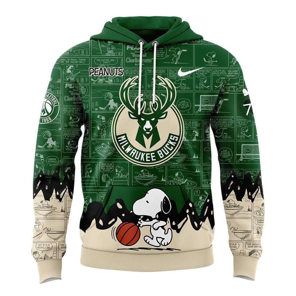 MB Basketball 75th Anniversary Of Peanuts All Over Print Hoodie