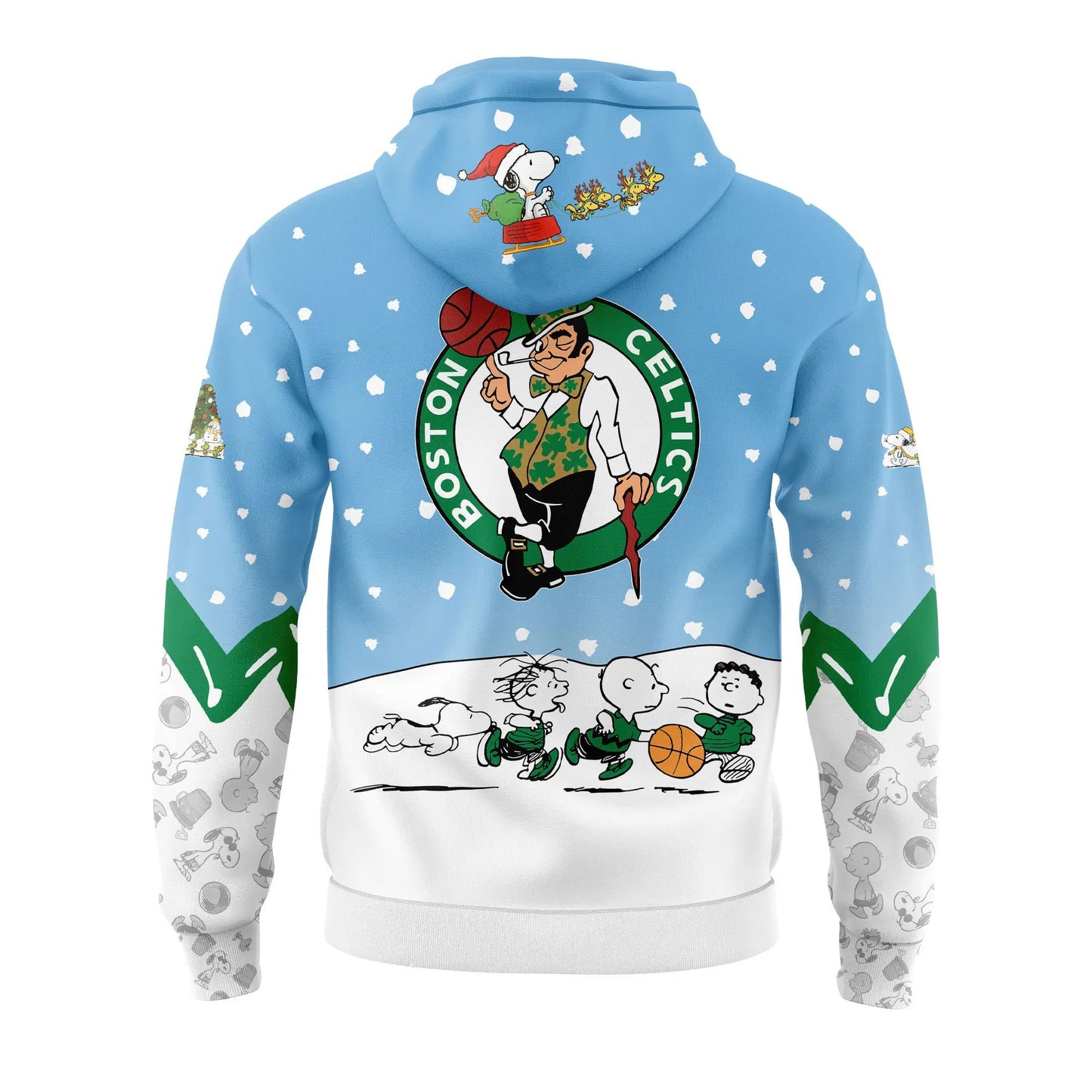 BC Basketball Peanuts And Snoopy Holiday Speciality 3D All Over Print Hoodie