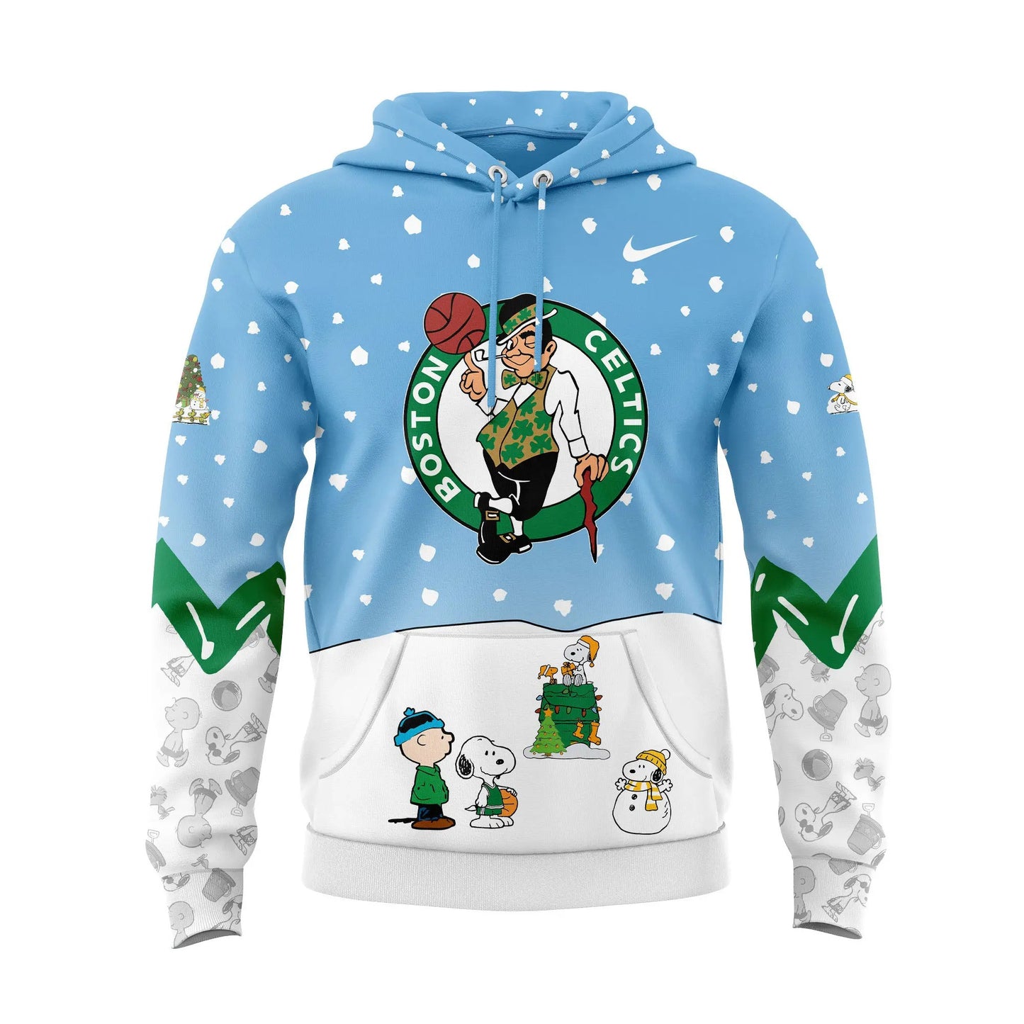 BC Basketball Peanuts And Snoopy Holiday Speciality 3D All Over Print Hoodie