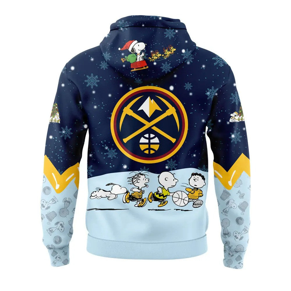DN Basketball 75th Anniversary Of Peanuts And Snoopy Holiday Speciality All Over Print Hoodie