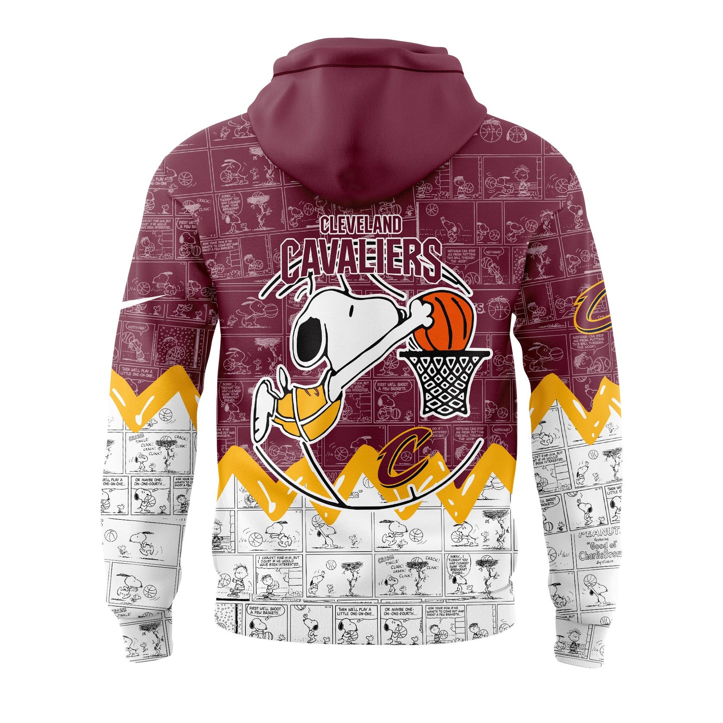 CC Basketball 75th Anniversary Of Peanuts 3D All Over Print Hoodie