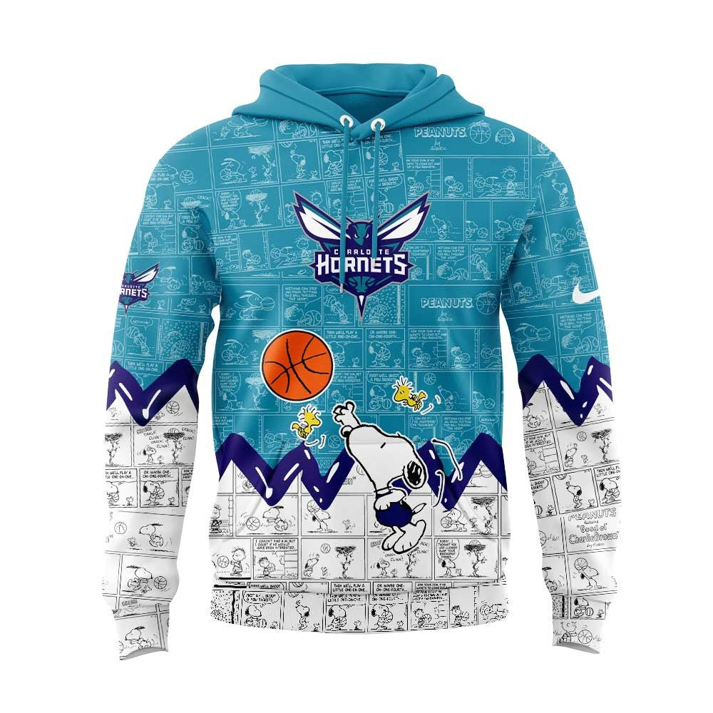 CH Basketball 75th Anniversary Of Peanuts 3D All Over Print Hoodie