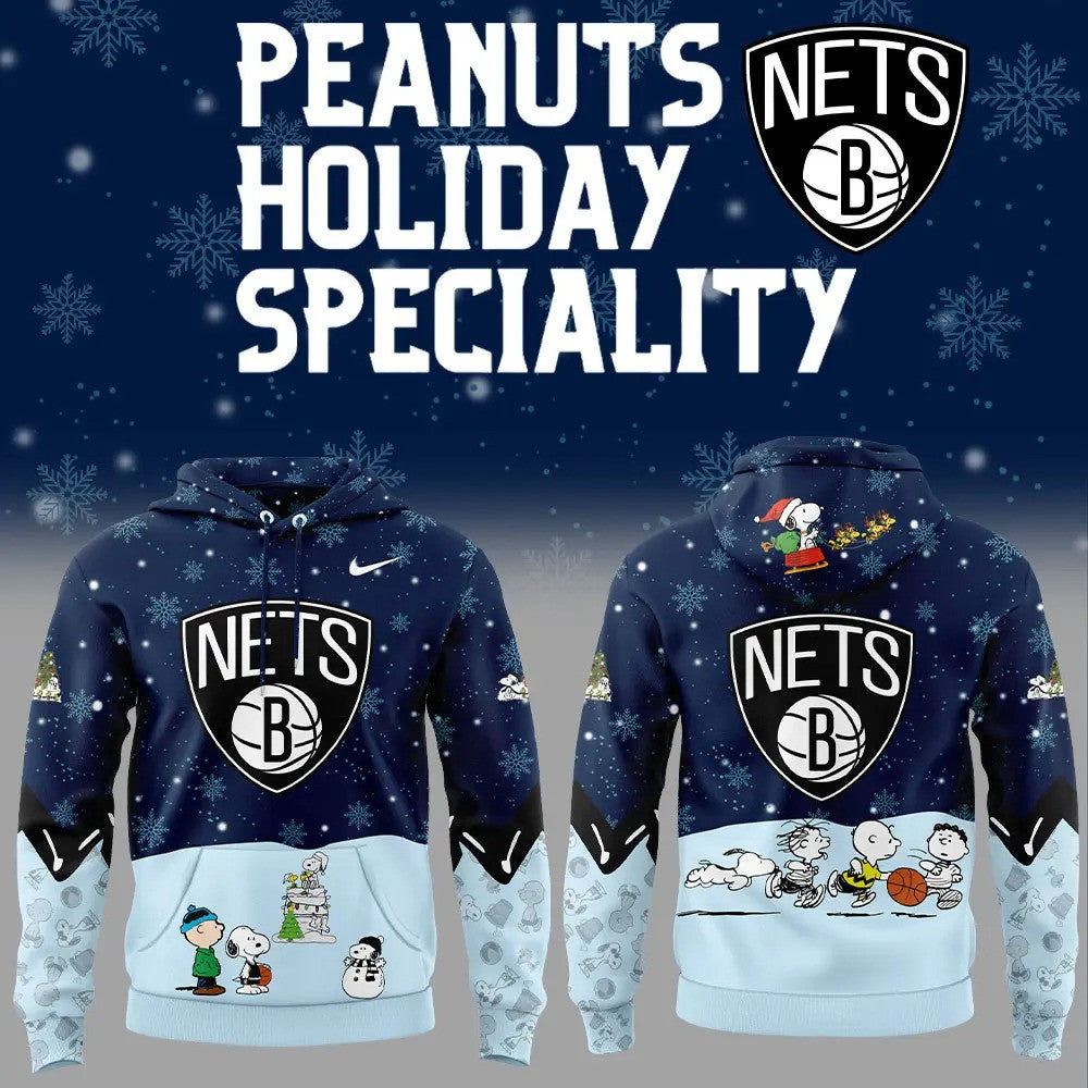 BN Basketball 75th Anniversary Of Peanuts And Snoopy Holiday Speciality 3D All Over Print Hoodie