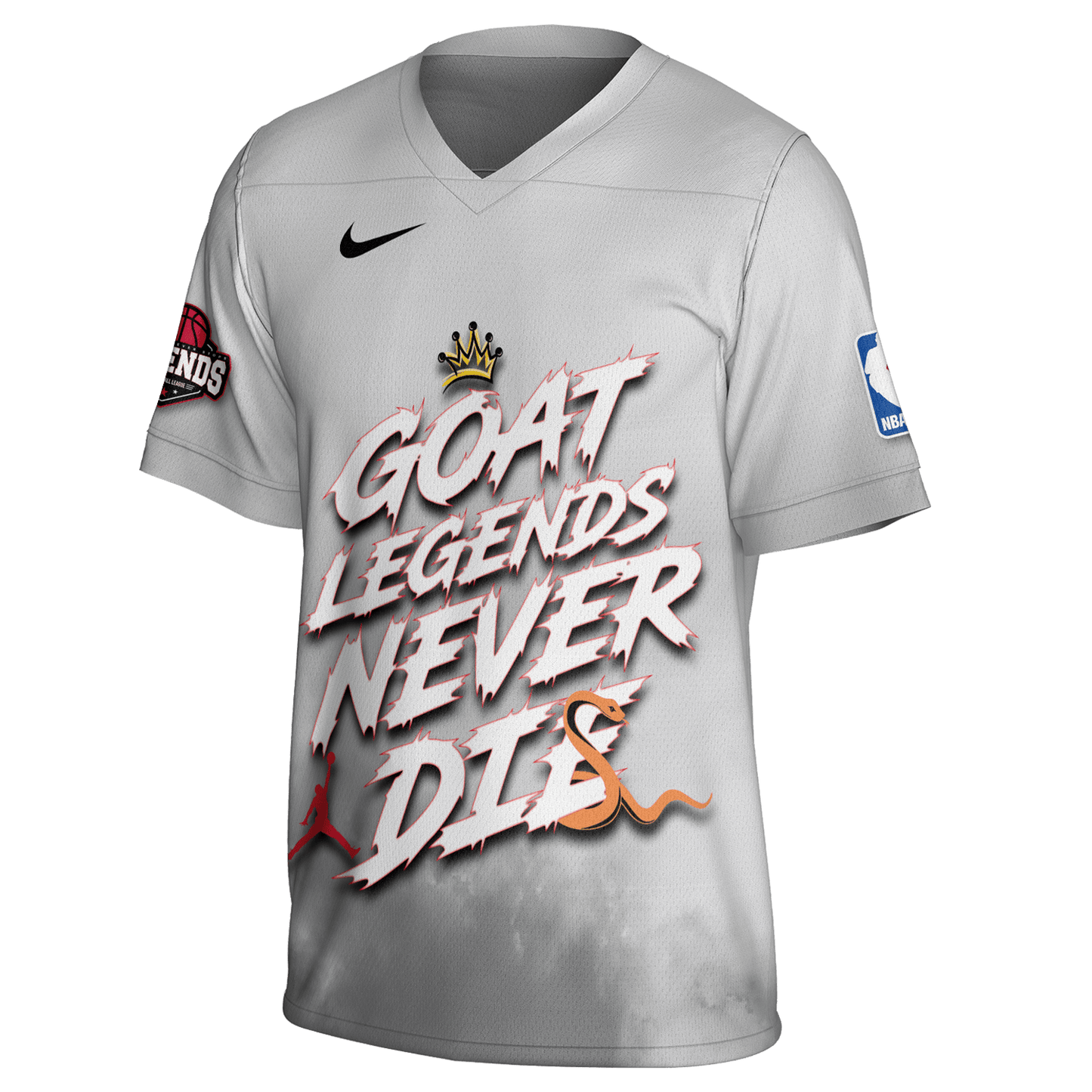 Jordan Kobe LeBron Legends The Legacy Lives On 3D Football Jersey