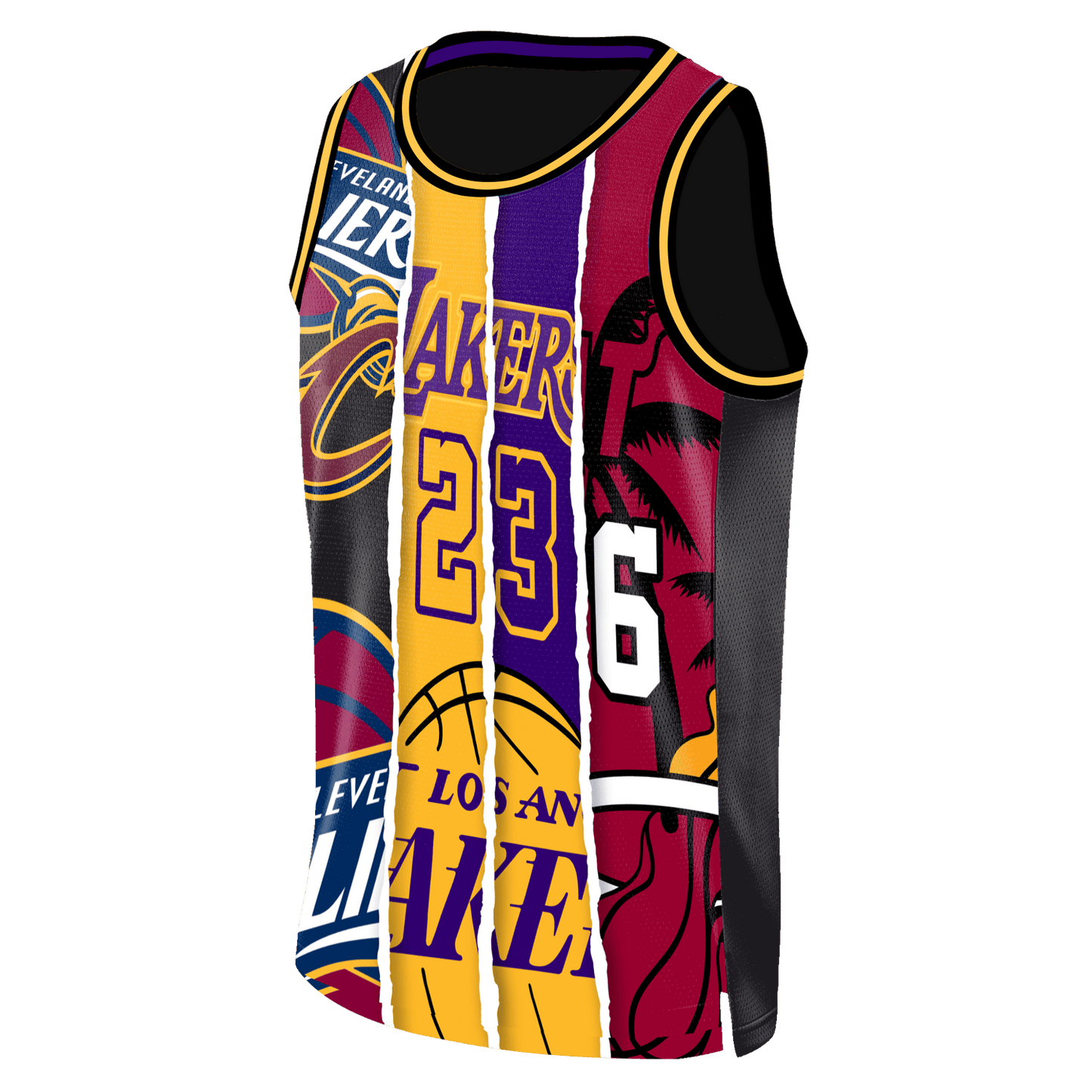 LeBron James #23 Lakers Legacy 3D Basketball Jersey
