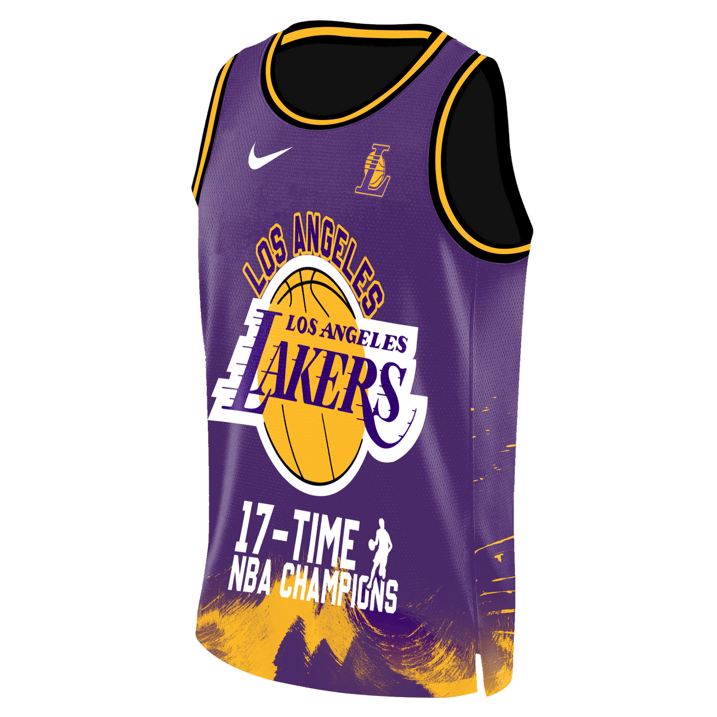 Lakers Basketball Team 17-Time Champions 3D Basketball Jersey