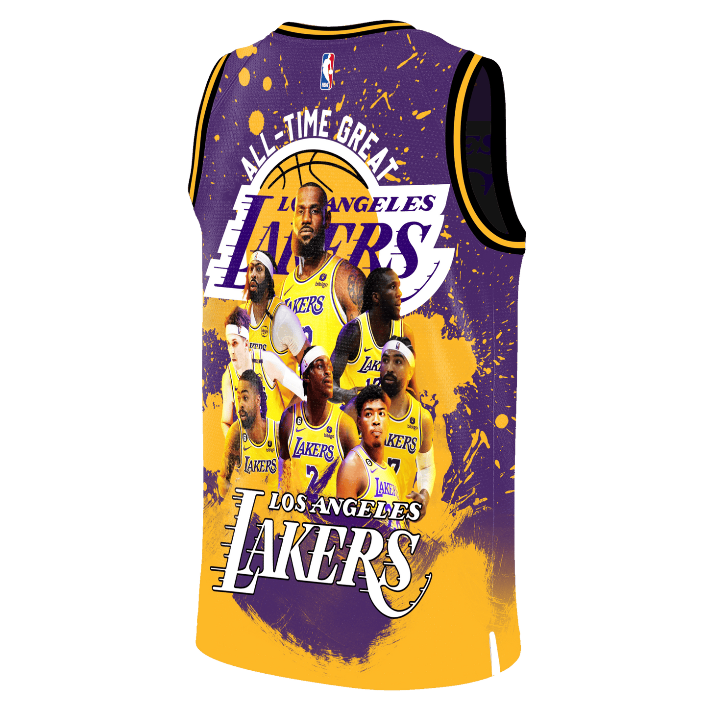 Lakers Basketball Team 17-Time Champions 3D Basketball Jersey