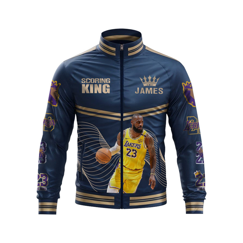 LeBron James #23 Scoring King NBA All Time Leading Scorer 3D Tracksuit All Over Print Jacket And Joggers