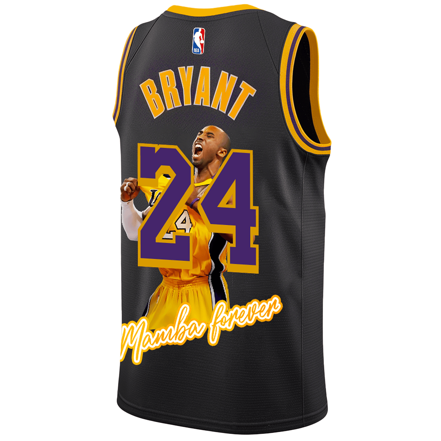 Kobe Bryant #24 Legend Mamba Forever 3D Basketball Jersey