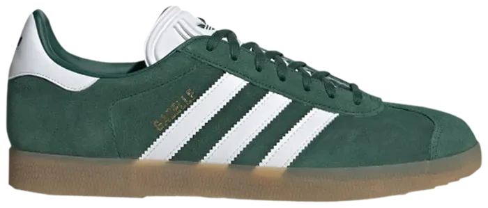 Men's Adidas Gazelle Indoor Collegiate Green Gum Shoes