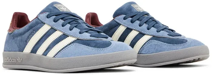 Men's Adidas Gazelle Indoor Crew Navy Burgundy Shoes
