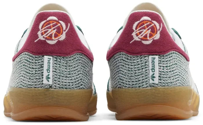 Men's Adidas Gazelle Indoor Green Hemp Shoes