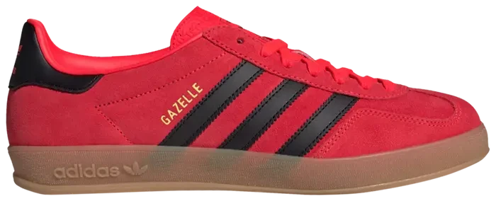 Men's Adidas Gazelle Indoor Lucid Red Black Shoes