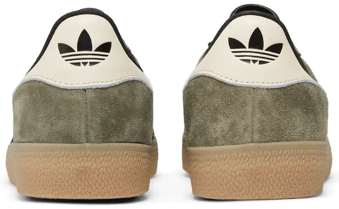 Men's Adidas Gazelle Indoor Olive Strata Gum Shoes