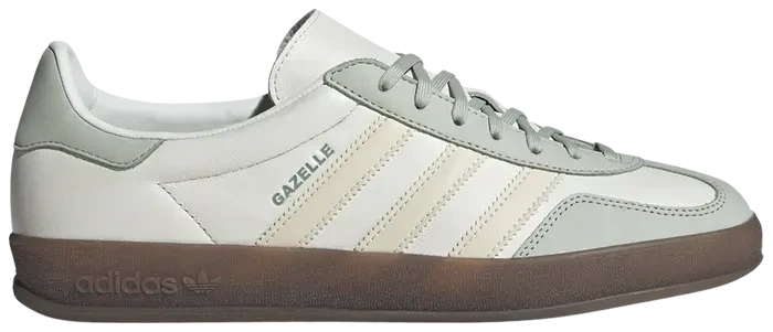 Men's Adidas Gazelle Indoor White Halo Green Shoes