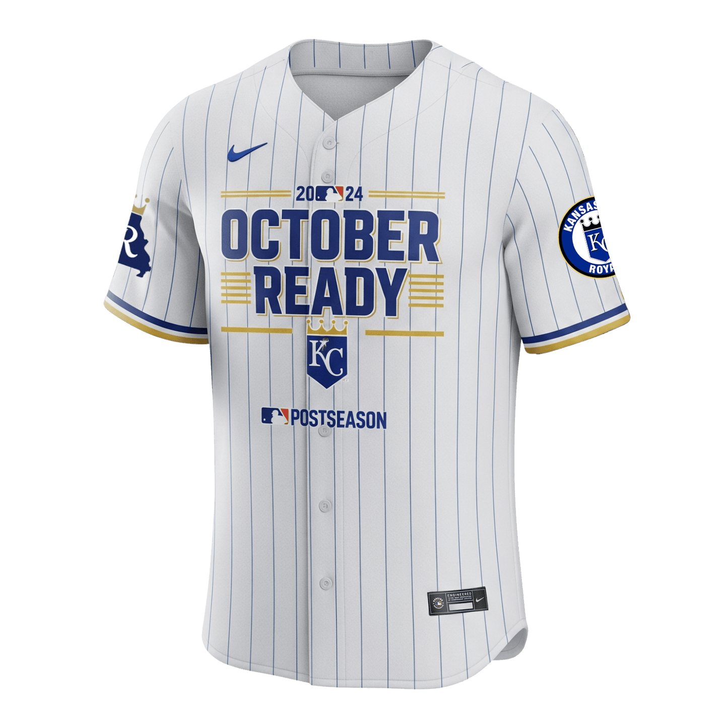 KC Royals October Ready Baseball Team 2025 All Over Print Baseball Jersey