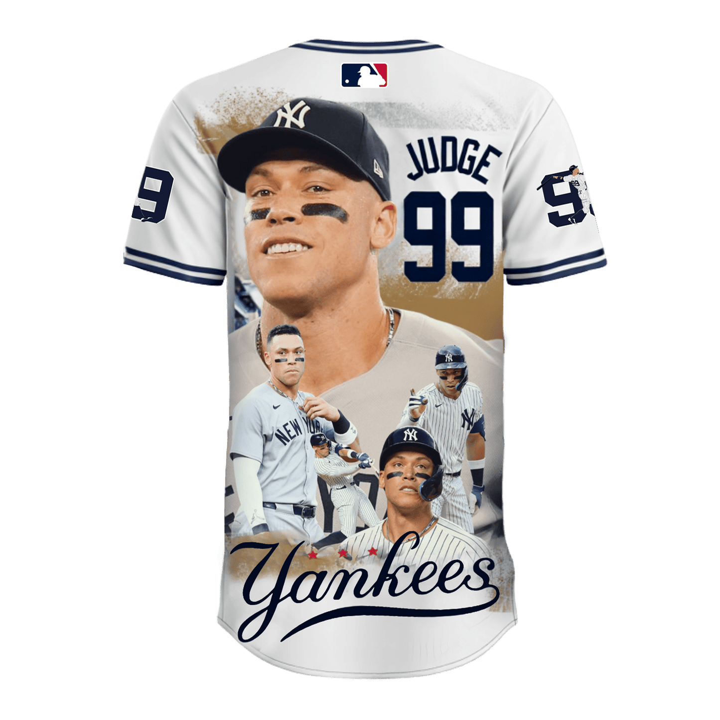 Aaron Judge #99 NY Yankees Baseball Team 2025 All Over Print Baseball Jersey