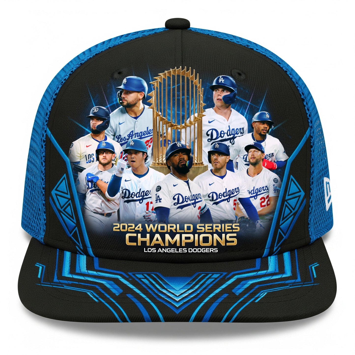 LA Dodgers Team Baseball 2025 Season Embroidered And Printed Cap
