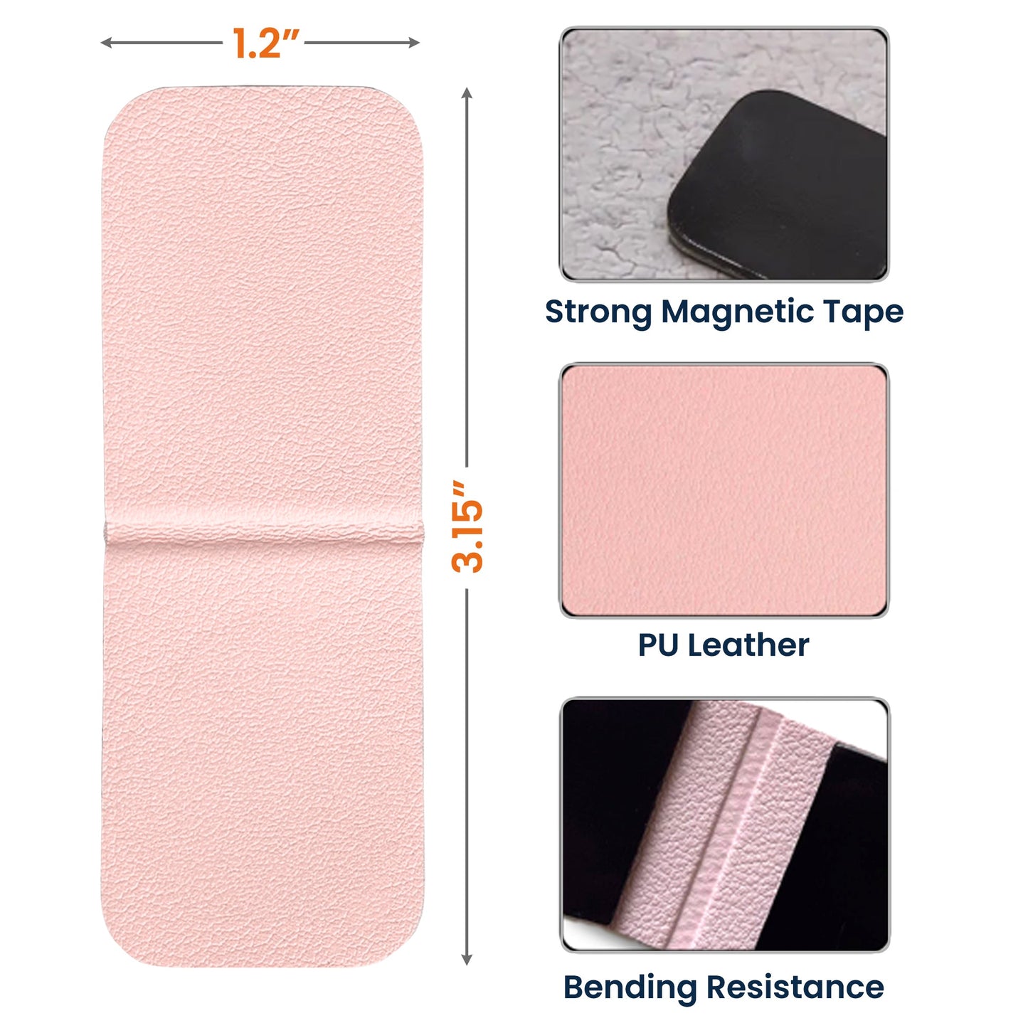 Birth Flower Book Lovers - Personalized Leather Magnetic Bookmark