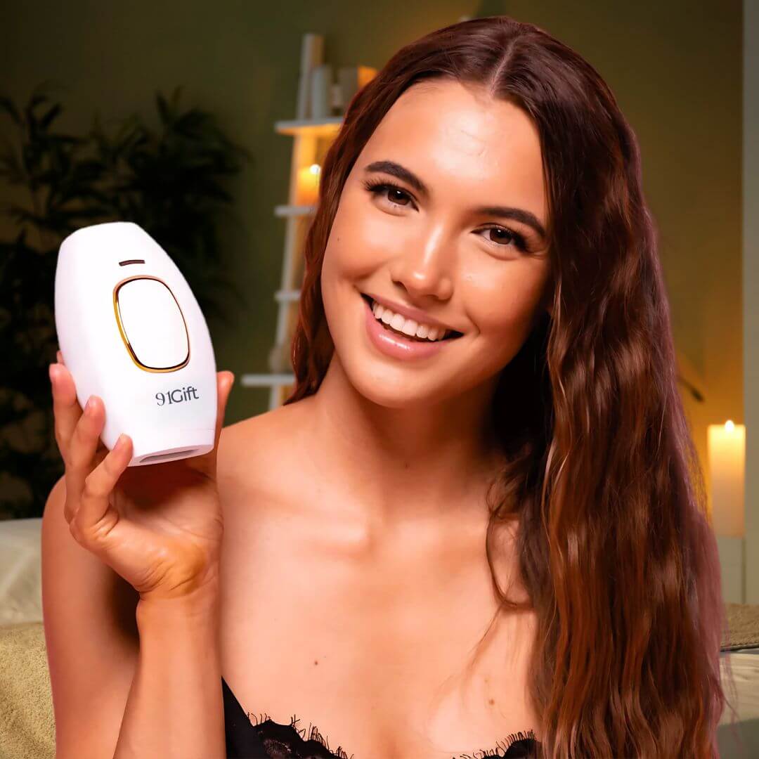 91Gift® Visible Results in 1st Use – Permanent IPL Hair Removal Device, Spa-Quality Results At-Home