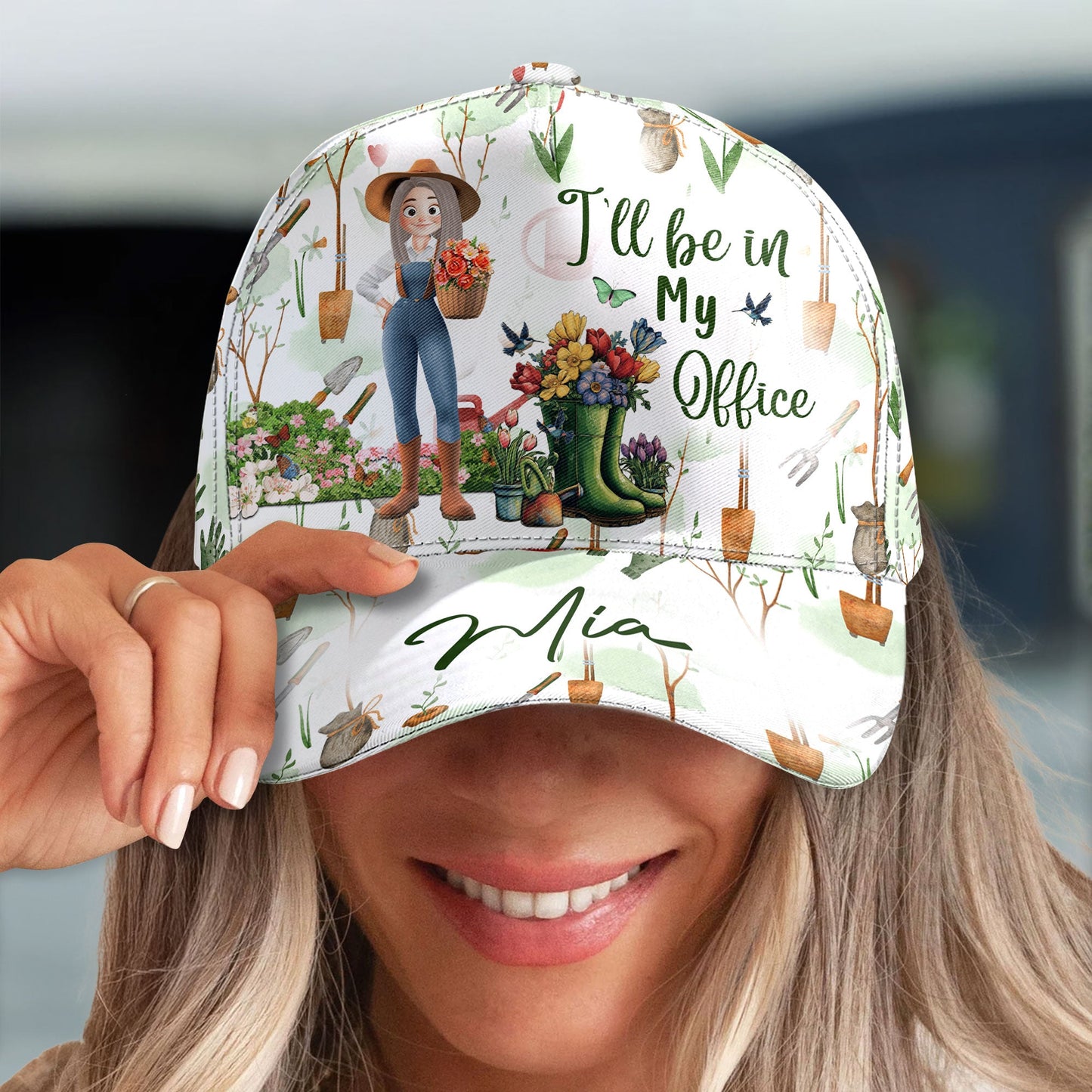 I'll Be In My Office Cartoon Version - Personalized Classic Cap