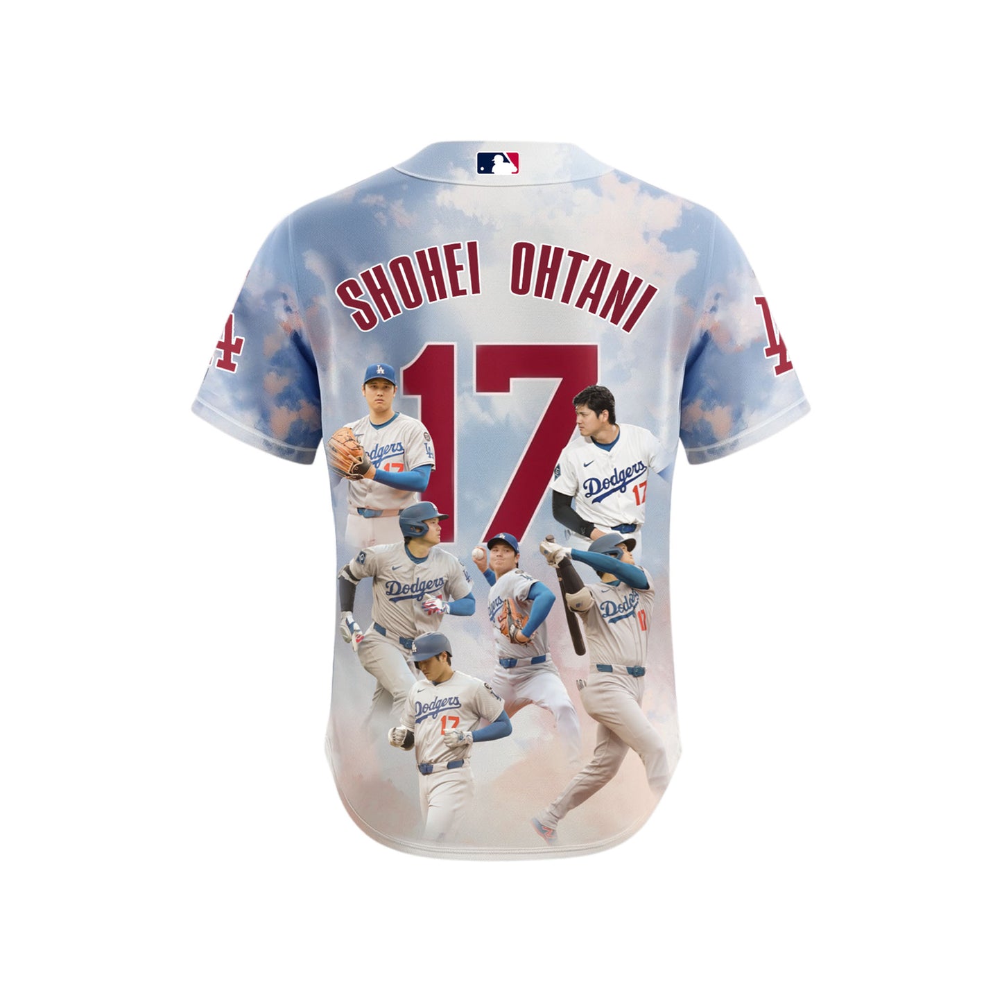 #17 Shohei Ohtani Dodgers Baseball Team 2025 All Over Print Baseball Jersey