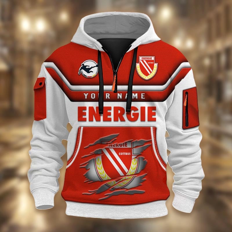 Energie Cottbus 3D Half-zip Hoodie