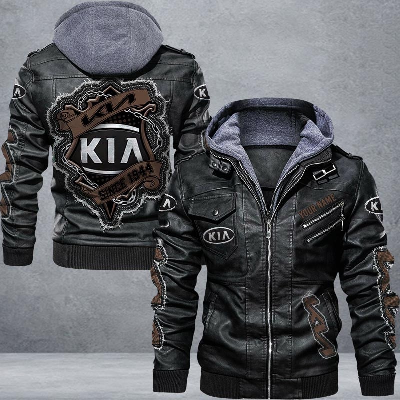 Kia Leather Jacket Multicolor