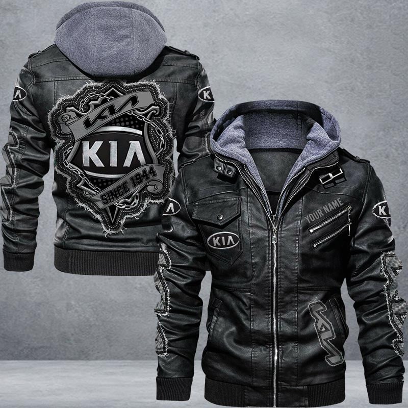 Kia Leather Jacket Multicolor