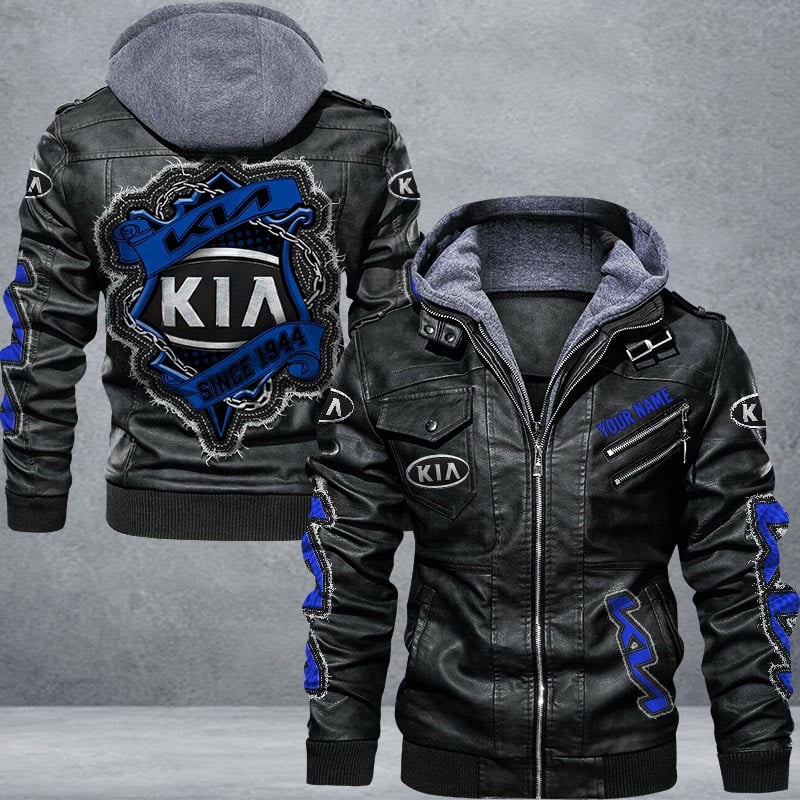 Kia Leather Jacket Multicolor