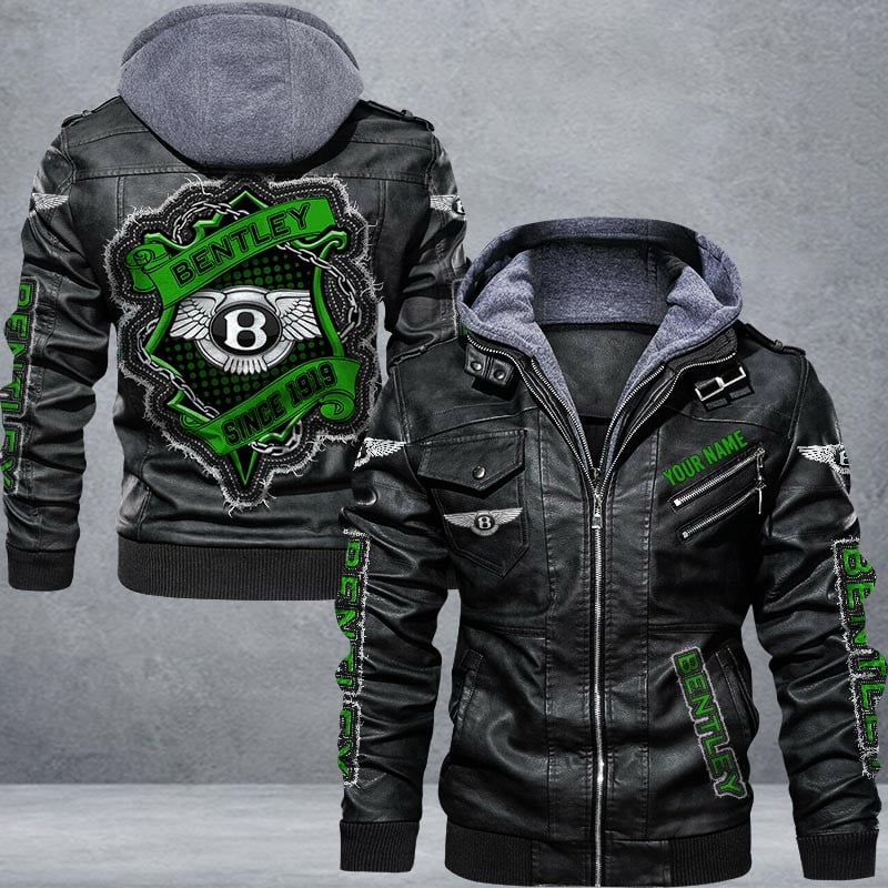 Bentley Leather Jacket Multicolor
