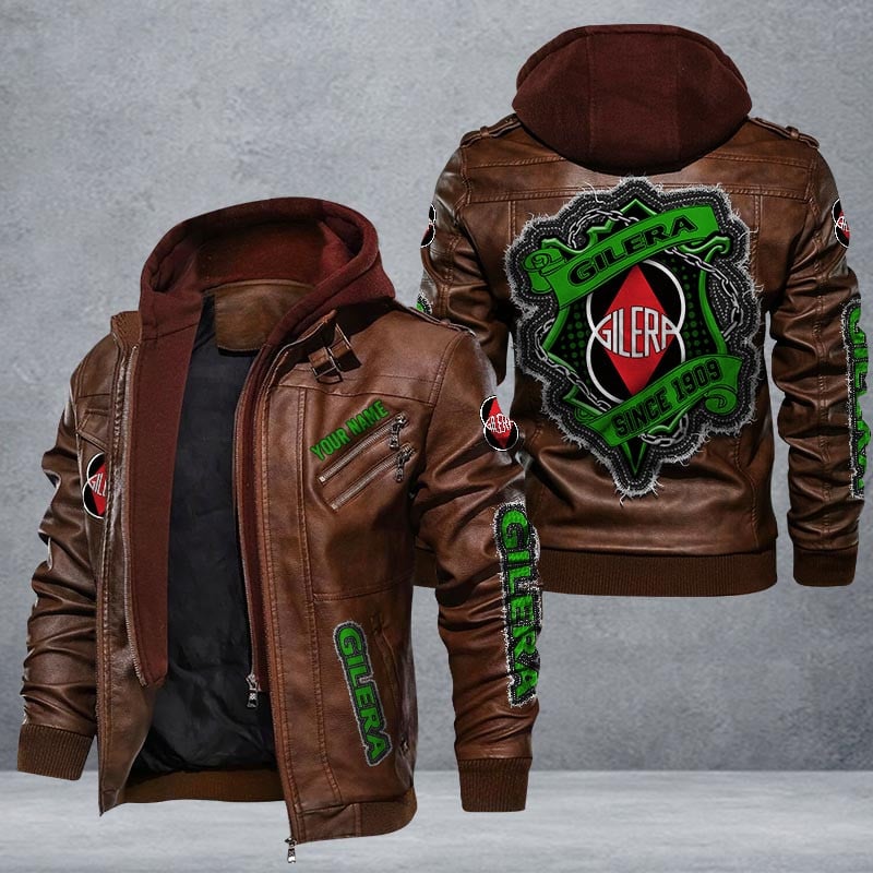 Gilera Leather Jacket Multicolor