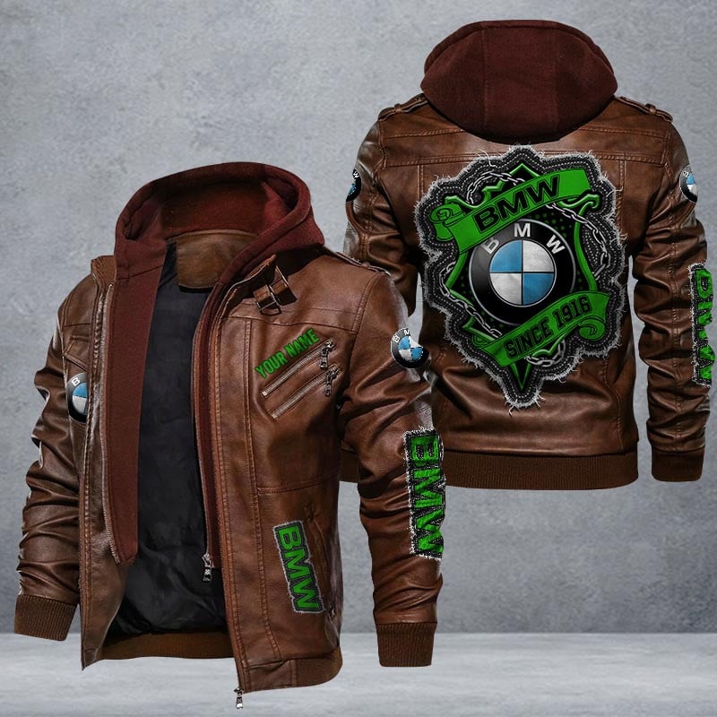 BMW Leather Jacket Multicolor