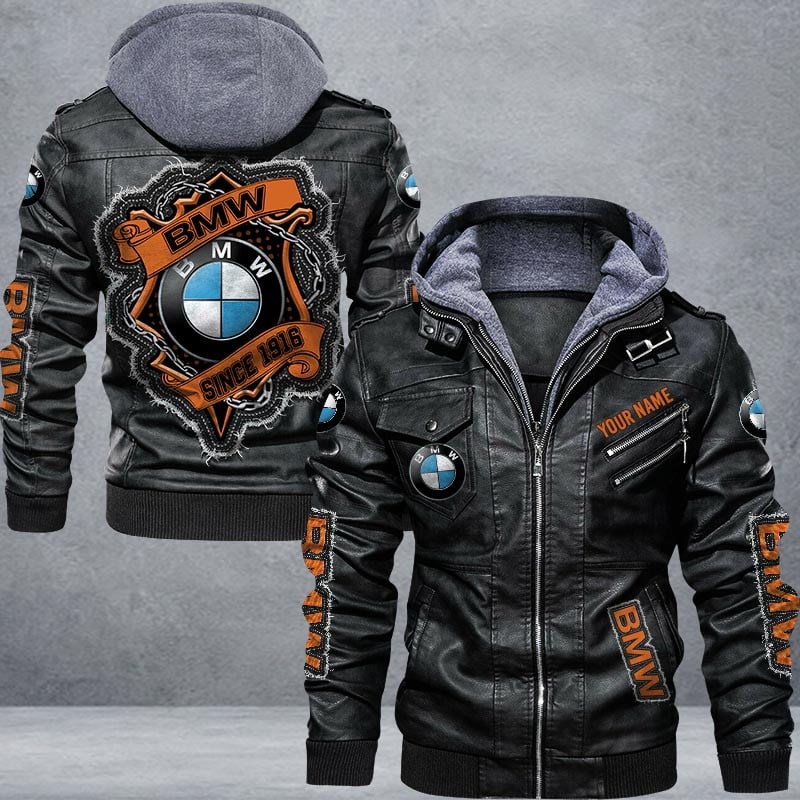 BMW Leather Jacket Multicolor