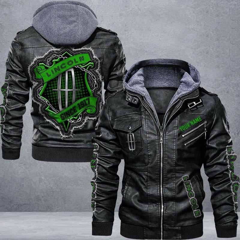 Lincoln Leather Jacket Multicolor