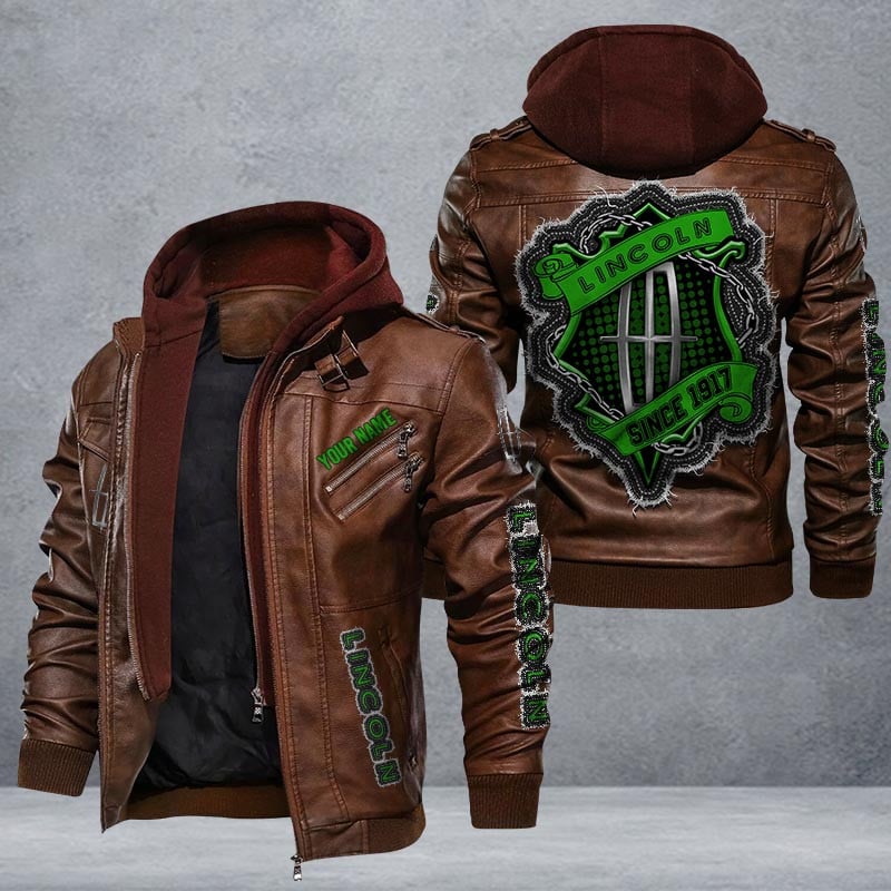 Lincoln Leather Jacket Multicolor