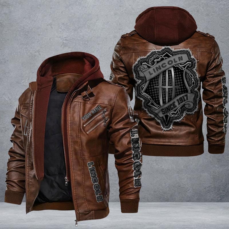 Lincoln Leather Jacket Multicolor